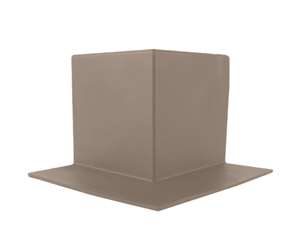 If you do not want to job-form your inside or outside corners, you can use the coordinating Roppe pre-formed corner to complete your Pinnacle Roppe cove base installation.  Roppe standard pre-formed are available in the complete 70 color palette offering found in the Pinnacle Wall Base line. 70 colors, all at a Single Price Point.