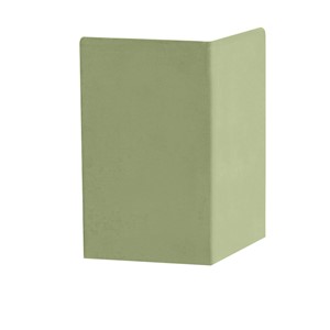 If you do not want to job-form your inside or outside corners, you can use the coordinating Roppe pre-formed corner to complete your Roppe Vinyl cove base installation.  Roppe standard pre-formed are available in the complete 70 color palette offering found in the Vinyl Wall Base line. 70 colors, all at a Single Price Point.