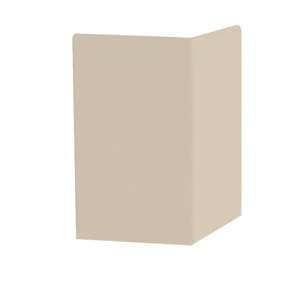 If you do not want to job-form your inside or outside corners, you can use the coordinating Roppe pre-formed corner to complete your Pinnacle Roppe cove base installation.  Roppe standard pre-formed are available in the complete 70 color palette offering found in the Pinnacle Wall Base line. 70 colors, all at a Single Price Point.