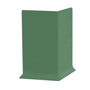 If you do not want to job-form your inside or outside corners, you can use the coordinating Roppe pre-formed corner to complete your Pinnacle Roppe cove base installation.  Roppe standard pre-formed are available in the complete 70 color palette offering found in the Pinnacle Wall Base line. 70 colors, all at a Single Price Point.