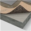 Multi-Material Construction = Improved IIC Performance. Cork &amp; Recycled Rubber Combined in a 9.5mm (3/8&quot;) Composite. Sheet Designed for Optimal Impact Noise Attenuation Performance.  Superior Bonding &amp; Working Characteristics vs. Competitive Systems. Sound Control, Crack Suppression &amp; Thermal Benefits in One Product.