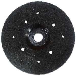 Cougr heavy-duty abrasive disks are ideal for removing soft coatings, mastics, urethanes, epoxies or paint. The 4.5 and 7 inch diameter disks have a rigid plastic base with a hard silicon-carbide abrasive coating. The rigid plastic back is designed not to require any backing pad. To ensurethat you have the right grinder and abrasive disk for the job, be sure to consider:type of coating or contaminant to be removed, size of job in square feet, and power sources available on the job site.