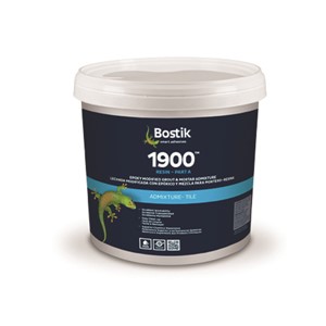 Bostik 1900 epoxy modified grout and mortar admixture, when mixed with Bostik Hydroment Ceramic Tile Grout Sanded, is for interior and exterior installations to set and/or grout a variety of tiles.