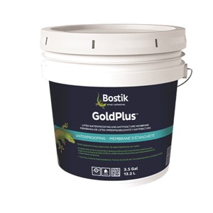 GoldPlus™ is a ready-to-use, roller-applied, latex waterproofing and anti-fracture membrane for use beneath thin set ceramic tile installations on vertical and horizontal surfaces. GoldPlus™ exceeds the requirements of ANSI A118.10 (specification for waterproofing membranes beneath thin set tile and stone) and ANSI A118.12 specification for crack isolation membranes.