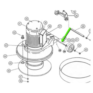 Replacement Wheel axle for Xtreme 2017 and prior. See parts diagram for correct parts placement.