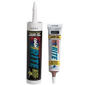 Color Rite is perfect for the exact color match on your interior and exterior applications. Color Rite has been especially designed to be mold and mildew resistant, easily applied, and even easier water cleanup. Color Rite is ideal for all of your flooring products, countertop surfaces, paint manufacturers, and cabinetry needs. COLOR RITE is a 100% Acrylic Satin Sheen Sealant. This sealant can be used on a wide variety of interior and exterior surfaces, delivering superior adhesion and durability. COLOR RITE forms a flexible, durable airtight, water resistant seal offering exceptional protection from environmental conditions. Once cured the bead is mildew resistant, and forms a flexible, durable, airtight, water resistant seal that offers protection from environmental conditions. Once cured is mildew resistant. It is low odor, easy to apply and is soap and water cleanup.