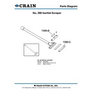 Replacement part for Crain 390 Inertial Scraper