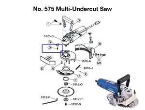 Replacement part for Crain 545 Multi-Undercut Saw