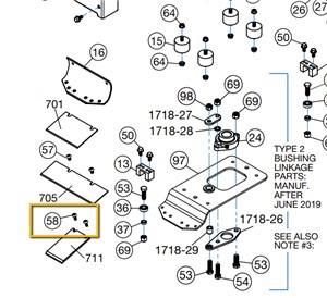 Replacement parts for Crain No 710 Power Stripper