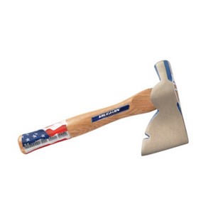 The Vaughan half hatchet works as a multi-purpose tool for cutting and hammering down tackless strip. The polished head includes a 3 1/2&quot; resharpenable cutting blade and a hammering head for nailing. The hickory hardwood handle is contoured for gripping. A Vaughan quality product, made in the USA!