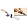 This hand undercutting saw has a heavy-duty wood handle, steel bracket, and replaceable 12&quot; blade. The trapezoidal high carbon steel blade includes a row of 10 point teeth on both sides. The saw includes a front knob for working with both hands to increase cutting power. Good for undercutting wood door jambs by hand.