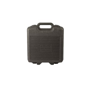 This carrying case holds Crain Nos. 745 and No. 995 Deluxe Heat Guns. Also holds all previous Crain Nos. 740 and No. 990 Deluxe Heat Guns. This rugged blow-molded plastic carrying case has a custom formed interior to support and protect the heat gun during transportation and storage. Made with dual latches, piano-style hinges, and recessed handle for durability. Heat gun not included. Net weight: 4 lbs.