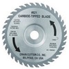 Carbide-tipped replacement blade for the Crain No. 812 Super Saw, No. 820 Heavy-Duty Undercut Saw, or No. 825 Heavy Duty Undercut Saw. The large 6 1/2&quot; diameter allows these Crain saws to fully undercut inside corner areas. The 40 carbide teeth and precision-formed steel blade body produces smooth and accurate cuts. For use in undercutting wood doors, wood jambs, wood base or drywall only. Not for use on any metal, masonry, stone, or ceramic tile materials. (See the No. 805 Masonry Blade or No. 822 Diamond Blade for undercut saw blades that cut masonry or stone.) Net weight: 6 oz.