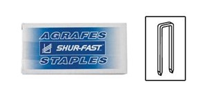 Shur-Fast&#174; staples are precision ground to a unique 60&#176; angled &quot;sharp point&quot; (SP), and are coated with a special thermoplastic to better penetrate hardwoods and provide greater holding power. These quality staples are preferred for use in our tackers because they can reduce misfiring and jamming.