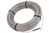 Schluter-DITRA-HEAT-E-HK are twisted pair heating cables designed for integration with the DITRA-HEAT uncoupling membrane in interior floor warming applications. Cables snap into the membrane; clips and fasteners are not required. No self-levelers required to encapsulate the cables; installation time significantly reduced. No return to thermostat required. Produces virtually zero electromagnetic fields. 120 V and 240 V options available in a variety of lengths.