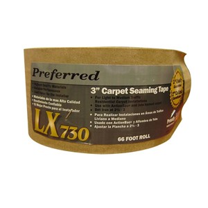Fiberglass reinforced for added strength and flexibility. Backed with silicone treated paper. Recommended for light to medium residential &amp; commercial foot traffic. Words great on jute and ActionBac backed carpets.