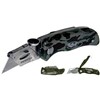 Gundlach Lock-Back Camo Utility Knife With Blade Storage