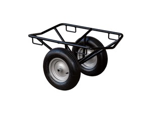 Lightweight and compact, this cart is easier to use and easier to store when empty. The four side handles allow lifting of a loaded cart. Carts has a 1,340 lb. capacity, based on tire rating.