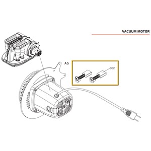 IQP #302 iQTS244 Replacement Vacuum Brush - set of 2