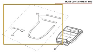 Replacement parts 244 Dry Cut Saw