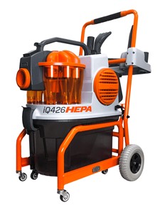 From drywall dust to saw dust, the iQ426HEPA is designed to be the most versatile dust extractor on the market today. The iQ426HEPA separates itself from the competition with its 4 stage filtration system and unmatched, Super Duty Performance! Engineered with advanced cyclonic technology, less than 1% of the dust ever reaches the filter meaning vacuum and airflow stay strong. The iQ426HEPA dust extraction vacuum is a complete revolution for the construction industry.