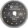 This 7&quot; diamond blade is built specifically for use with the iQ228CYCLONE tabletop tile saw for cutting harder porcelain and granite. The Q-Drive Cool Cut Technology, combined with the built-in vacuum on the saw, keeps the blade cool while cutting.