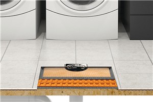 Schluter&#174;-KERDI-DRAIN-F is a floor drain specifically designed for use in tiled floors in conjunction with Schluter&#174;-DITRA and DITRA-HEAT membranes to provide reliable drainage. It is ideal for wet rooms, laundry rooms, bathroom floors, and other applications that require waterproofing and drainage. Protect floors and moisture-sensitive building structures by installing a secondary drain in areas at risk of water exposure. Grate assembly sold separately.