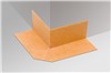 Schluter-KERDI-KERECK and KERDI-KERS-B are preformed, seamless corners made for waterproofing inside and outside corners of KERDI, KERDI-BOARD, and DITRA assemblies to prevent leaks and mold-growth. 4-mil thickness minimizes build-up in corners. Convenient and easy to install Used in conjunction with KERDI-BOARD, KERDI, DITRA, and DITRA-HEAT. KERDI-KERS-B are for waterproofing 135 degree angles between triangular shower benches and walls or the tops of curbs in neo-angle shower applications.