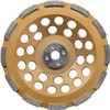 Makita 7&quot; Low-Vibration Diamond Cup Wheel, Single Row