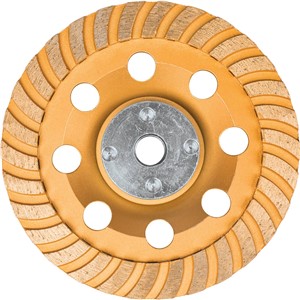 Makita 5&quot; Low-Vibration Diamond Cup Wheel, Turbo