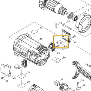 Replacment parts for Makita GA7061 7&quot; Angle Grinder.