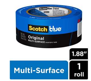 ScotchBlue Original Painter&#39;s Tape is the tape that DIY painter&#39;s and pros have loved for more than 30 years. Whether you&#39;re protecting your wood trim, painted walls, tile floor, or glass windows, this versatile multi-surface tape can stay on surfaces for up to 14 days and then removes easily without leaving any sticky residue behind. Help protect your surfaces while bringing your creative vision to life with the help of ScotchBlue Original Painter&#39;s Tape.