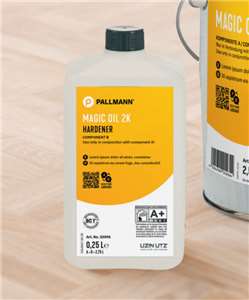 2-component hardened penetrating oil for the discerning customer that desires an extremely durable, velvety-matte floor finish for high-use areas.