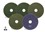 4&quot; Wet Polishing Pads. Resin diamond discs for polishing granite, marble, terrazzo and natural stone. Hook &amp; loop backing for easy removal.