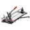 Professional manual 28&quot; tile cutter. Equipped with whells and a carrying handle for easy transport.