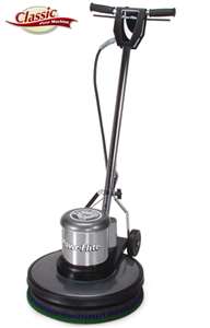 Powr-Flite’s 20&quot; 1.5 hp Classic floor machine provides the solid performance of an all-metal housing with the best motors and components available. **Pad driver sold seperatly**