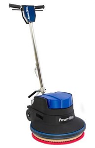 The Powr-Flite 20&quot; 1.5 hp Millennium Edition Dual Speed Floor Machine has the advantage of standard 175 RPM and high 320 RPM speeds for the most aggressive work loads. Dual speed 175/320 RPM machines have the power and speed to spray buff and dry polish tile floors, providing excellent results. Millennium Edition Dual Speed floor machines effectively scrub, strip, spray buff and polish every type of floor. Incorporating a patented noise and vibration reducing molded housing, the Dual Speed Floor Machines provide versatility for every job.