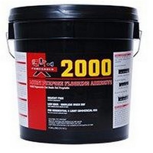 POWERHOLD 2000 MULTIPURPOSE FLOORING ADHESIVE is a latex-based economy grade floor covering adhesive developed for the installation of many types of carpets and sheet goods designed for direct glue down excluding those with vinyl backings. POWERHOLD 2000 is freeze-thaw stable, easy to spread, and has ample open time, a strong wet tack, and a permanent water resistant bond. DO NOT USE OUTDOORS.