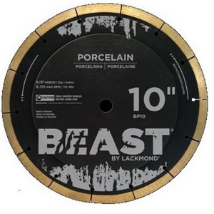 Powerhold Beast 10&quot; Porcelain Blade Wet Pro Series