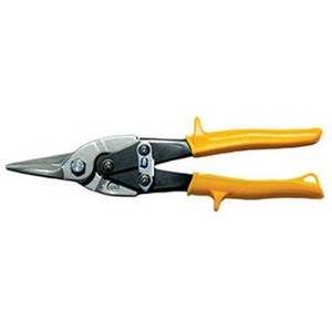 Professional grade snips for cutting a wide variety of metal trims.  Features a one-hand catch release for quick access.
