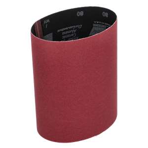Tackle large jobs and hard aluminum oxide finishes with this Red Heat R955P coarse grit cloth floor sanding belt. The patented seeded gel ceramic alumina abrasive produces a consistent finish and cuts aggressively to make floor flattening efficient; the seeded gel ensure long life for the sanding belt. An X-weight cotton cloth backing gives the belt a flexible design that is tough and absorbs shocks, ideal for use on extreme surfaces. Assured color consistency ensures there is no color transfer from the belt to the floor.