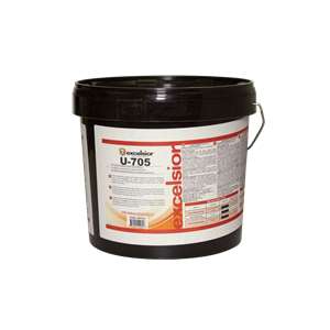 U-705 is a premium; water resistant, single component urethane adhesive used for the installation of resilient flooring products, athletic flooring including recycled or crumb rubber flooring products. U-705 is free of water, solvents and VOCs. With extremely high sheer strength it is the perfect choice for areas with heave traffic and rolling loads. U-705 can be installed over porous and non-porous substrates in indoor and outdoor applications, allowing for the installation of flooring materials in entrances or areas that are not temperature controlled.