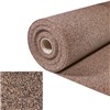 CSU-400 is a 1.9mm thick, rolled sound reduction underlayment specifically designed for indoor use under vinyl flooring products. CSU-400 is constructed from &gt; 90% post-industrial recycled content comprised of recycled polyurethane foam, EVA foam and cork granules, making the product incredibly sustainable while contributing the LEED credits. CSU-400 reduces sound transmission from room to room while also providing thermal insulation and comfort. CSU-400 is available in 3.5’ wide rolls and is easy to cut, allowing for easy installation. CSU-400 can be installed under glue-down or loose lay flooring products. The material is non-absorbent and will resist mold and mildew growth.