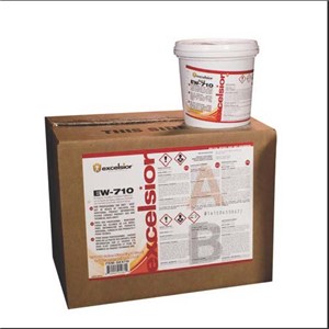 EW-710 is a non-flammable two-part urethane-modified epoxy adhesive used for the permanent, indoor installation of vinyl, rubber and quartz flooring products. EW-710 is low VOC and solvent free, yet is highly aggressive and cures to an incredibly hard, chemically resistant film for superior adhesion.