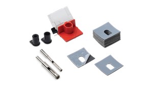 The EASYGRES drill kits are the most economical solution for those users who need to make perforations of different diameters in all types of ceramic tiles. EASYGRES are diamond electrodeposited drills, wet cut, suitable for use with electric drill without hammer. The quality of the diamond used in the design and manufacture of the EASYGRES drill bits allows the drilling of stoneware, porcelain stoneware, granite, marble and glass. The EASYGRES guide allows holes to be made both on the ground and on the wall, thanks to the functional design of its water tank that incorporates a flow regulating tap. The guide adheres easily to any surface, thanks to its system of renewable adhesives.