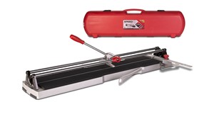 Perfect for the frequent cutting of tiles and glazed stoneware, and occasionally of porcelain stoneware. The SPEED-N tile cutter is a double guide cutter, which offers better visibility during scoring and cutting. It has a mobile breaker that facilitates performing angular cuts. With the millimetric lateral stop for repetitive cuts and its 45&#186; square, it becomes a complete and functional cutter, for comfortable, high-quality work. The SPEED-N has additions to the base to increase the area of support and for holding large pieces. One feature of this tile cutter is the possibility of exchanging scoring to best fit each type of ceramic tile and to ensure the life of the scoring wheels. It comes with a 5/16” scoring wheel, although other compatible scoring wheels are the 1/4&quot; and 13/32” versions.