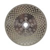 Combining the quality of cutting a continuous band disc and the speed and smoothness in the roughing of an electrodeposited disc. In addition, the ECD disk has diamond on both sides, which allows us to: make cuts at a higher speed and be able to take full advantage of the disc in roughing jobs, since we can turn the disc over when the outer side has already reached its end. The cutting and roughing diamond disc ECD is perfect for adjusting or grinding cuts and, with the same tool, the defined and finished edges and edges. In this way, RUBI puts at the disposal of the specialized professionals, not only, a versatile and effective tool in their day to day, but also allows them to obtain a better performance and make their work profitable beforehand. Diamond cutting and grinding discs allow us to cover precisely that need for versatility.