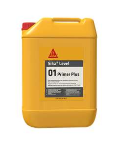 Sika Level-01 Primer Plus is a one-part, water-dispersed and solvent-free, acrylic-based solution used to prime and seal floor surfaces prior to the application of Sika Level products.