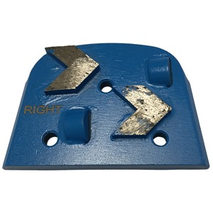 SLIDE-MAG, SHRED CUT Double PCD w/ Double Arrow Segments - Right Hand