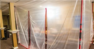The Surface Shields Dust Containment Kit contains 4 Dust Shield PRO pole, 2 Zip N Close zippers and a heavy duty canvas bag. With the toughest extendable poles on the market, along with our zippers, all you need if you favorite poly sheeting to construct the ideal temporary wall system.
